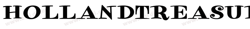 HollandTreasure Regu字体转换